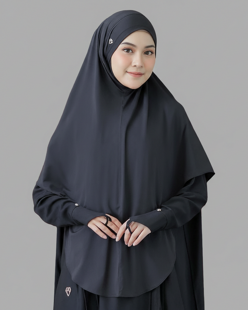 Amily Instant Slip-On Hijab black