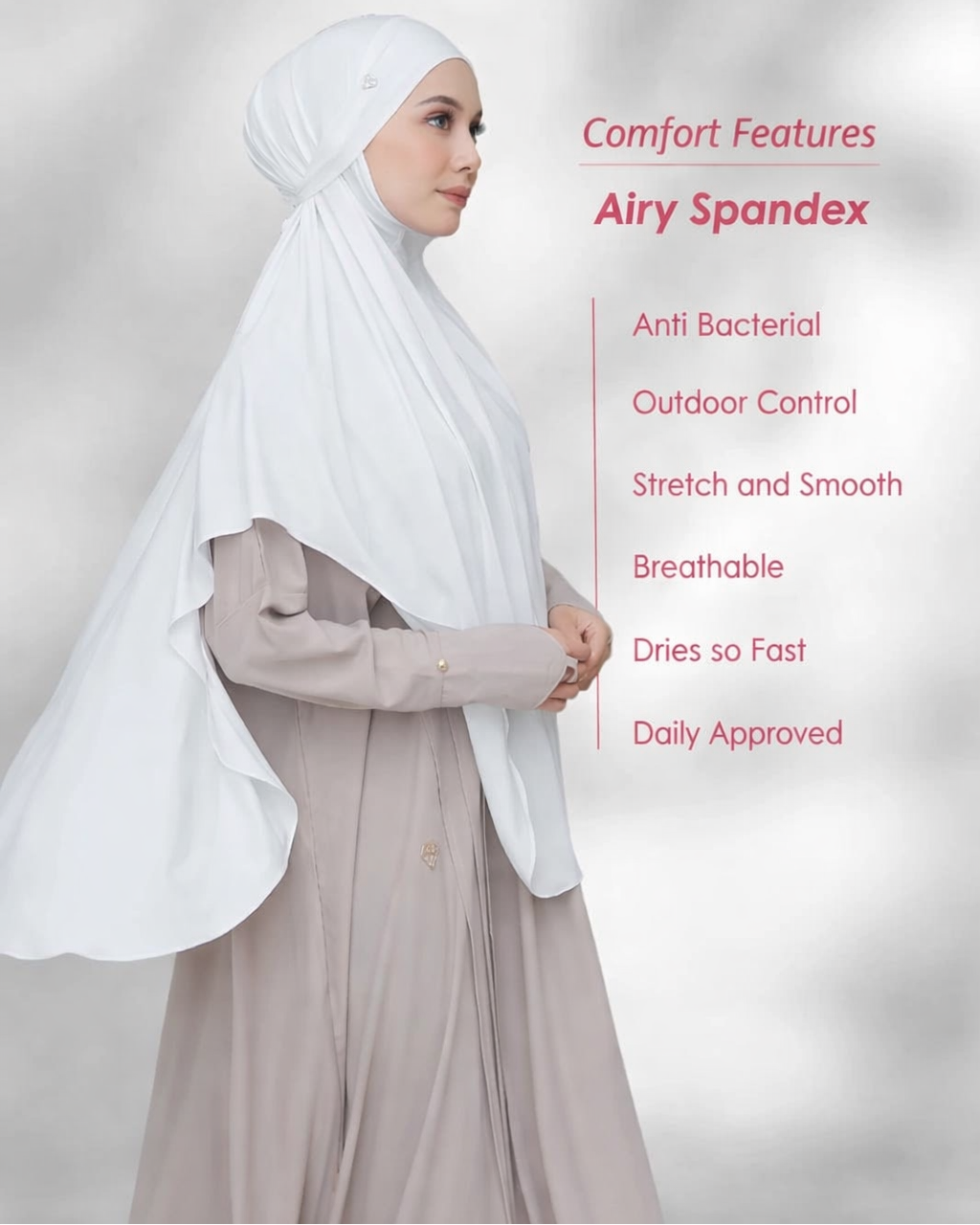 Amily Instant Slip-On Hijab features