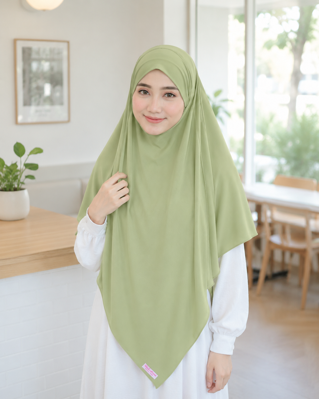 Bella Alisha Kagumi French Khimar with Niqab | Instant Slip-On Hijab