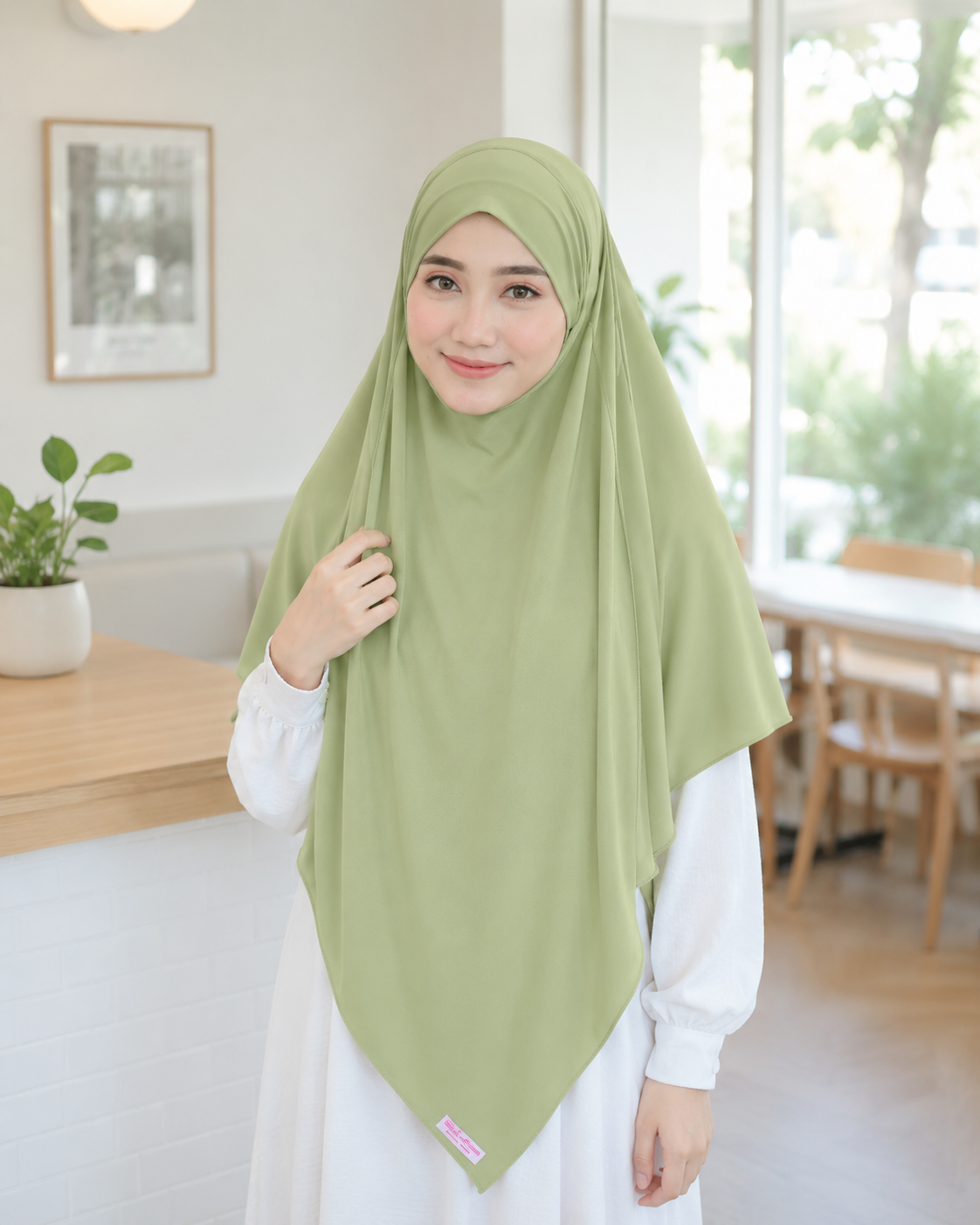 Bella Alisha Kagumi French Khimar with Niqab | Instant Slip-On Hijab