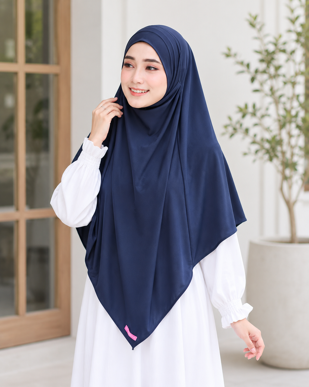 Bella Alisha Kagumi French Khimar with Niqab | Instant Slip-On Hijab