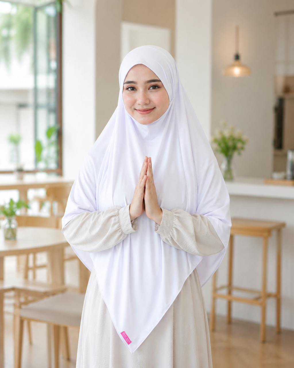 Bella Alisha Kagumi French Khimar with Niqab | Instant Slip-On Hijab