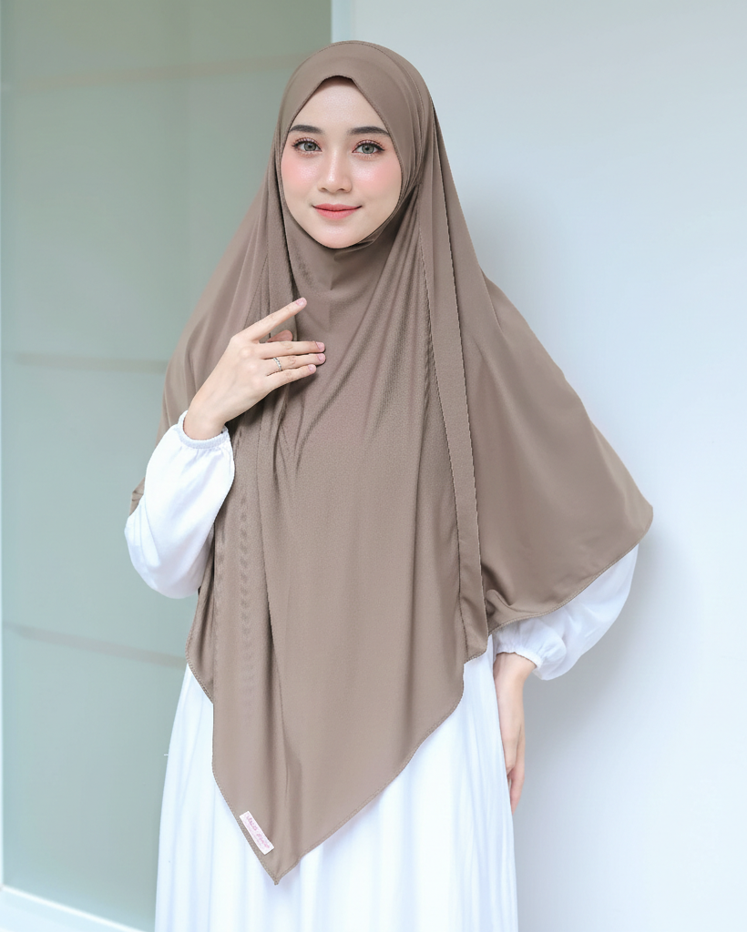 Bella Alisha Instant Hijab Mocha