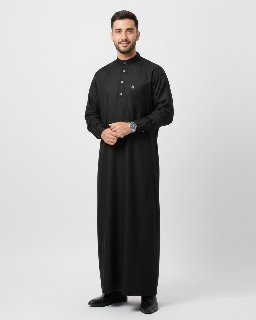 DThree men Thobe black