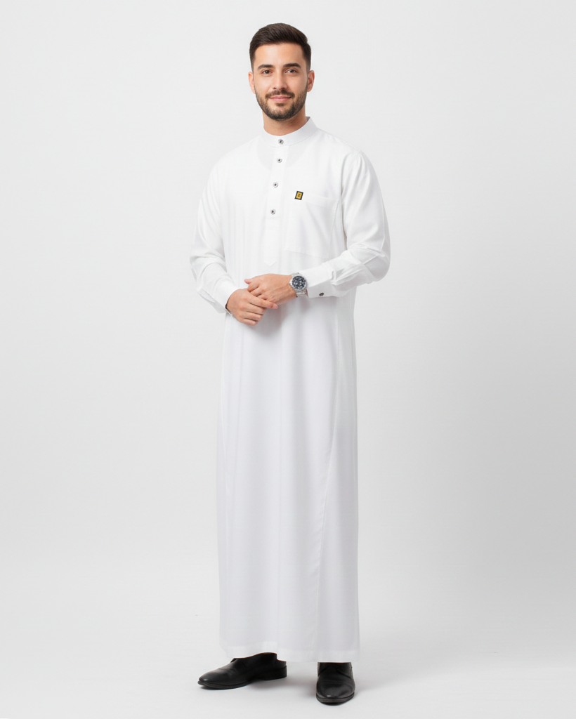 DThree men Thobe white
