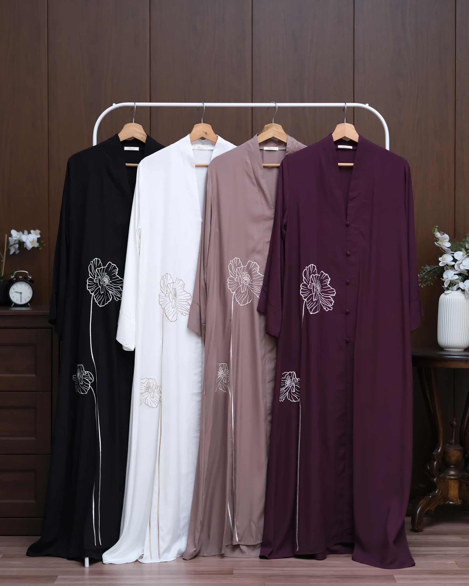 Embroidered Outer Abaya
