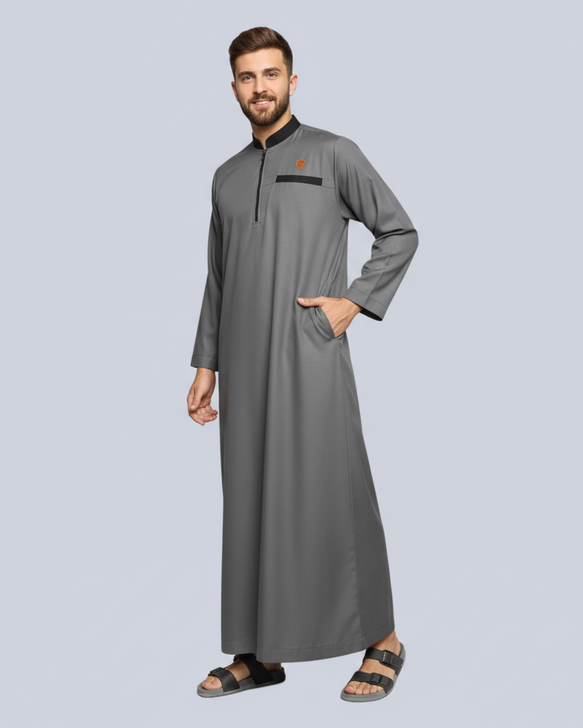 Kawan Muslim Thobe gray