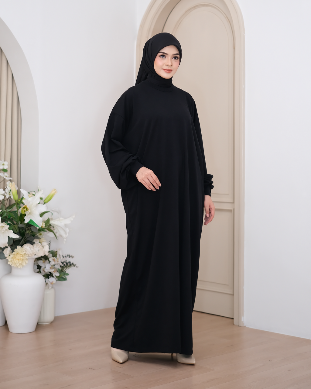 Oversized Dress (Basic/Nursing-Friendly) Black