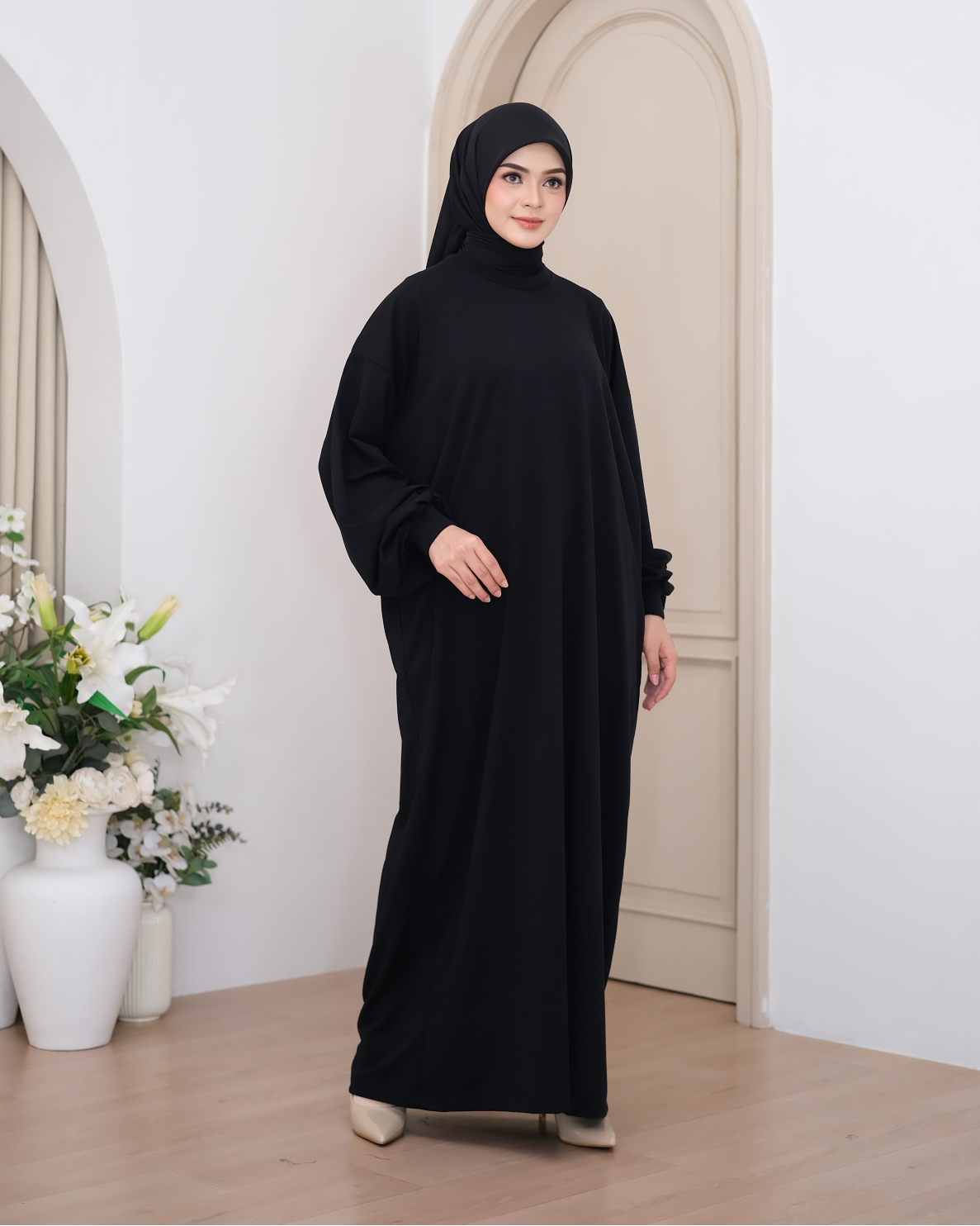 Oversized Dress (Basic/Nursing-Friendly) Black