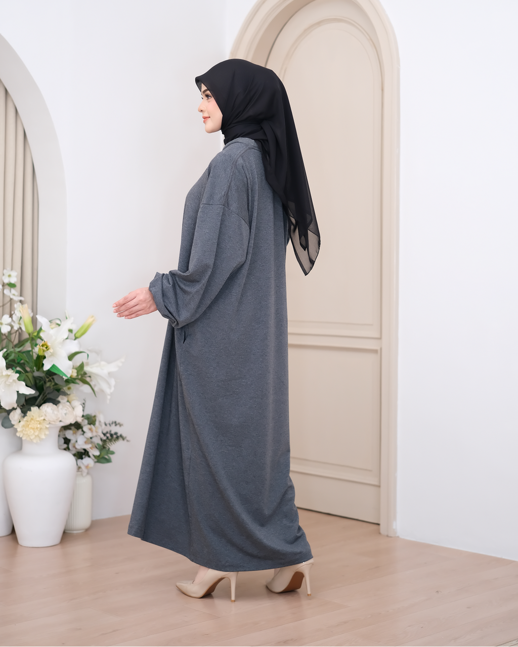 Oversized Dress (Basic/Nursing-Friendly) Grey