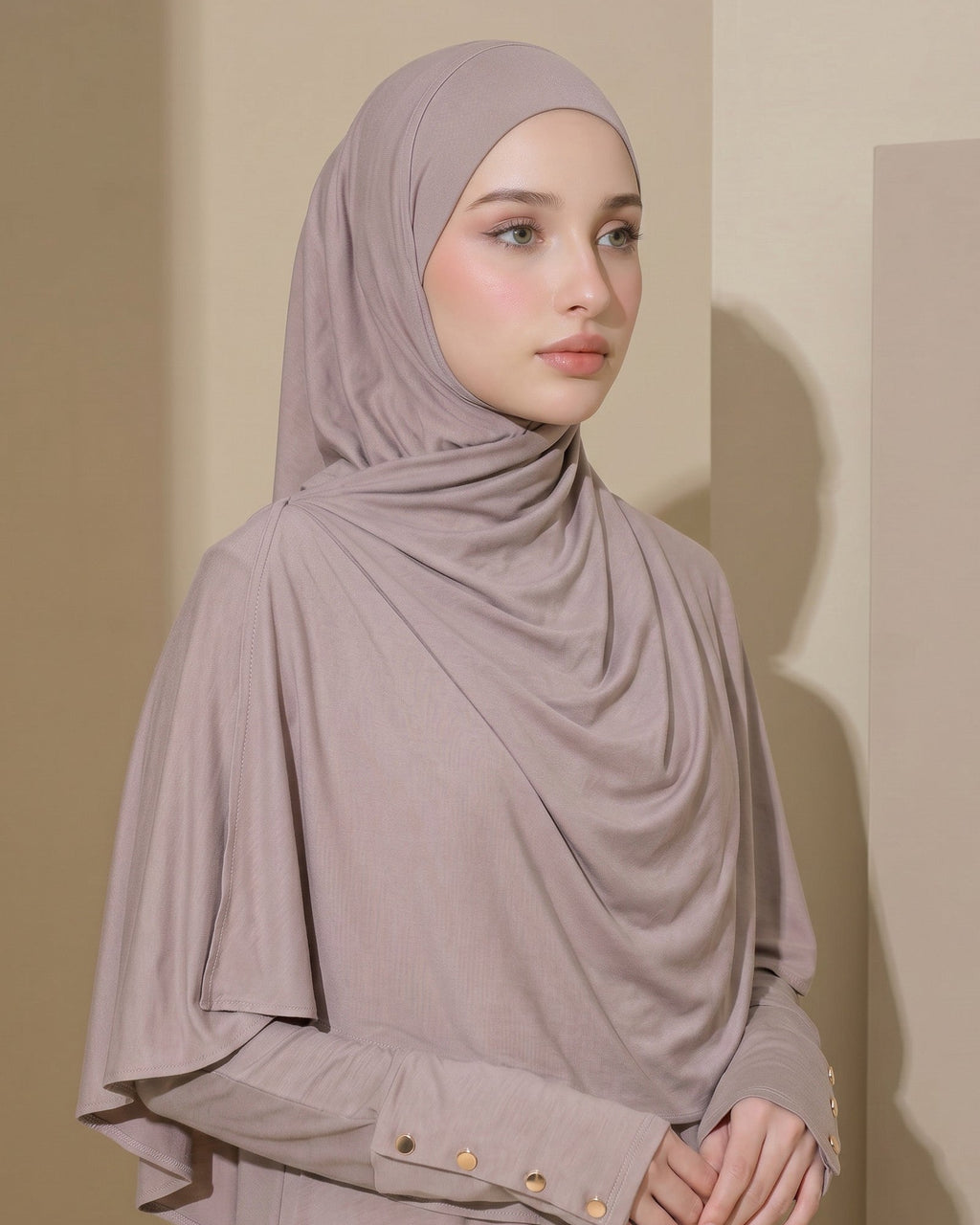Rayon Instant Pashmina (Nude)