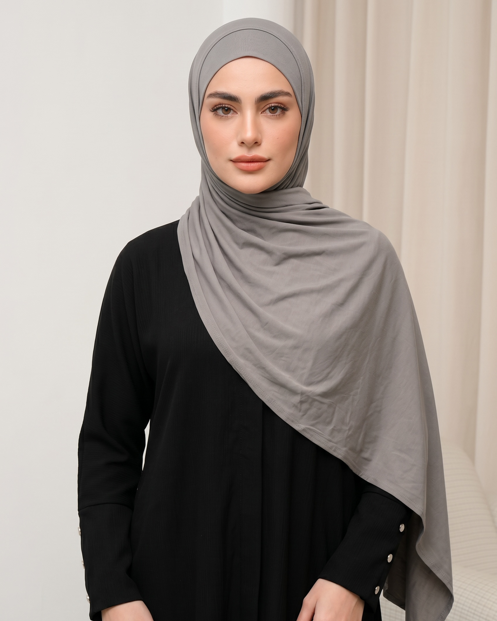 Rayon Instant Pashmina Hijab stone