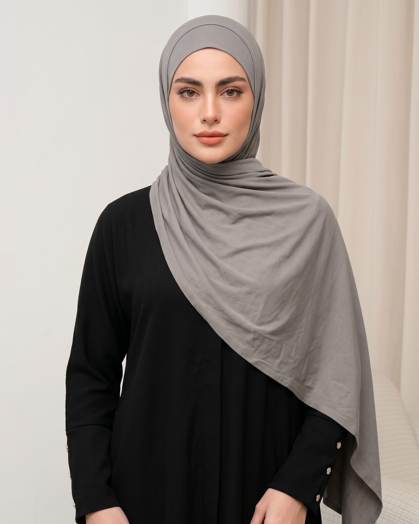 Rayon Instant Pashmina Hijab stone