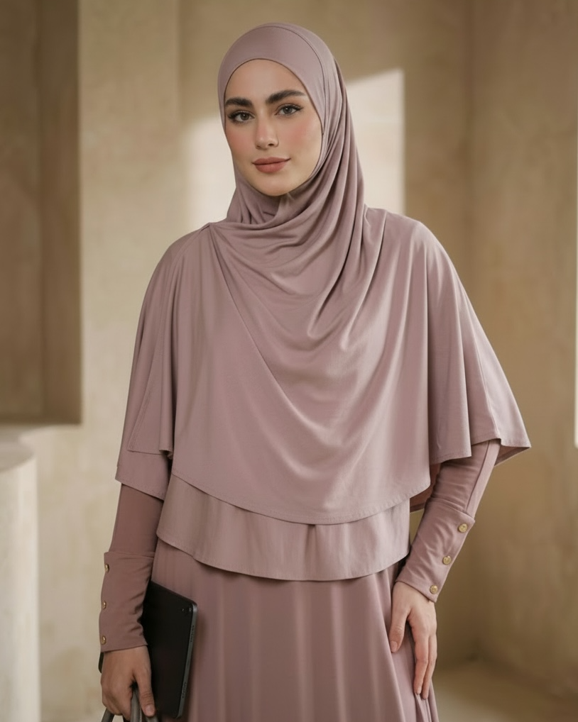 Rayon Instant Pashmina Hijab taupe