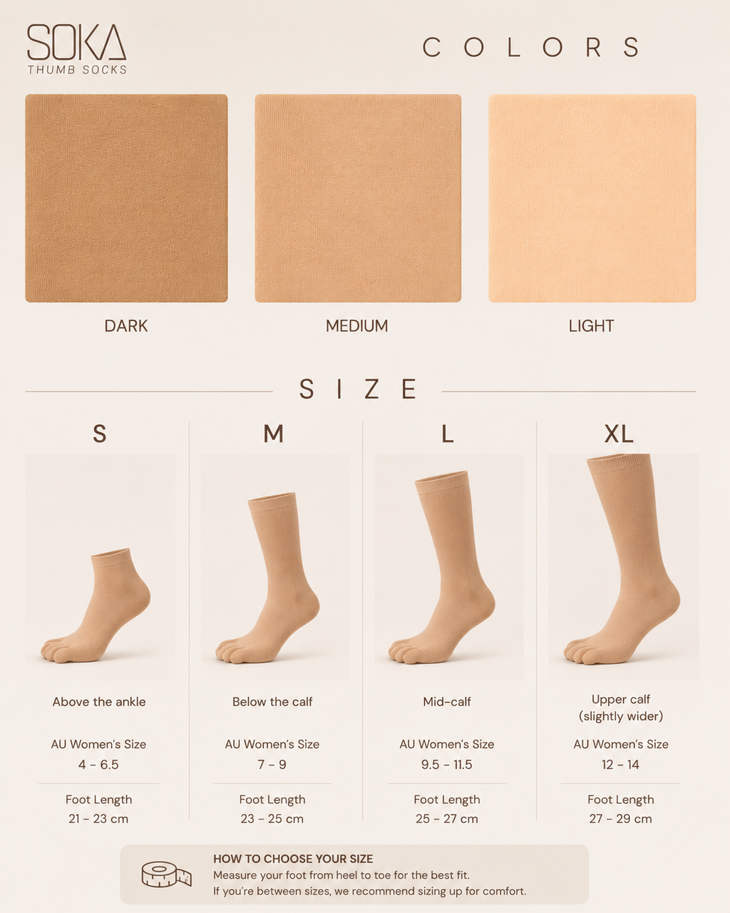 SOKA Women's Thumb Socks