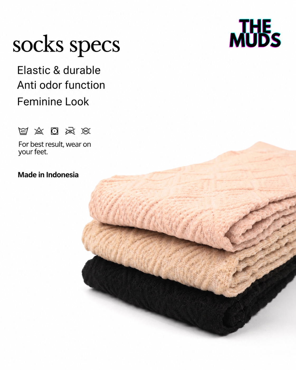 THE MUDS Women's Thumb Socks