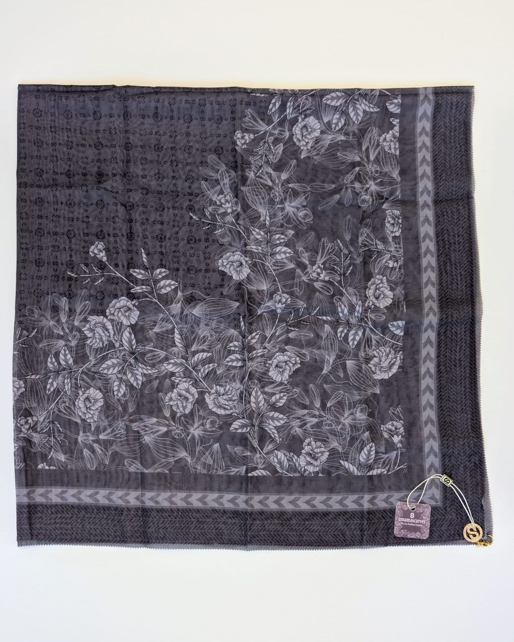 Umamascarves Square Hijab black