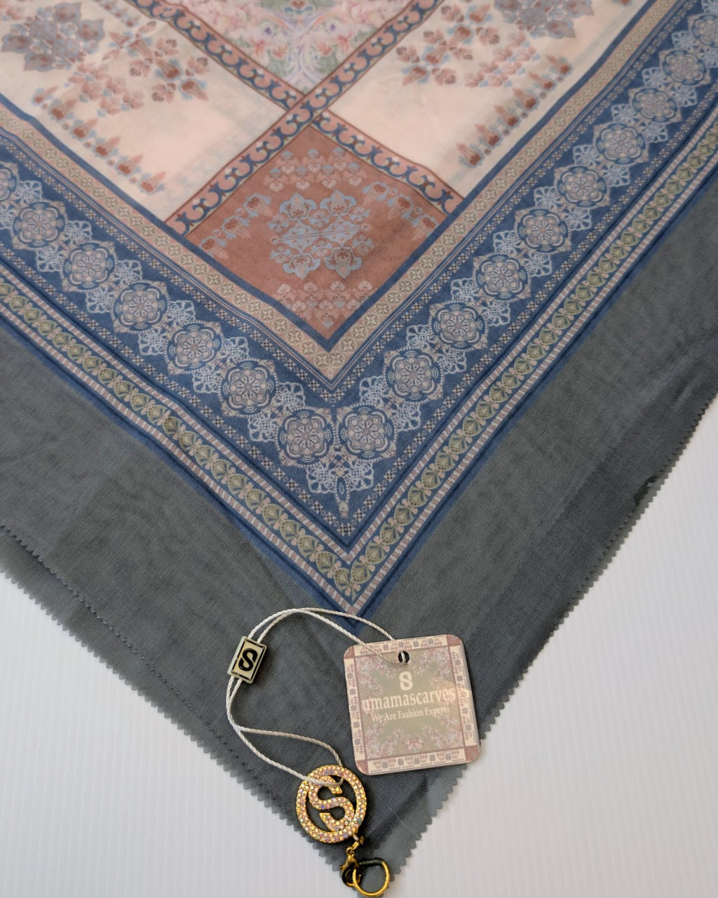 Umamascarves Square Hijab dark grey
