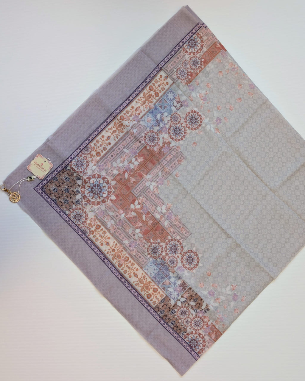 Umamascarves Square Hijab grey