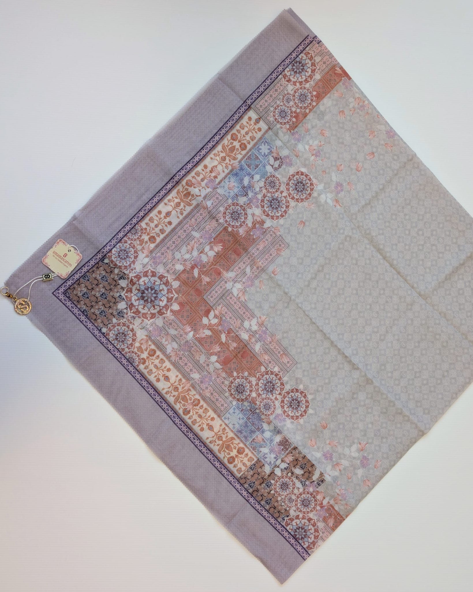 Umamascarves Square Hijab grey