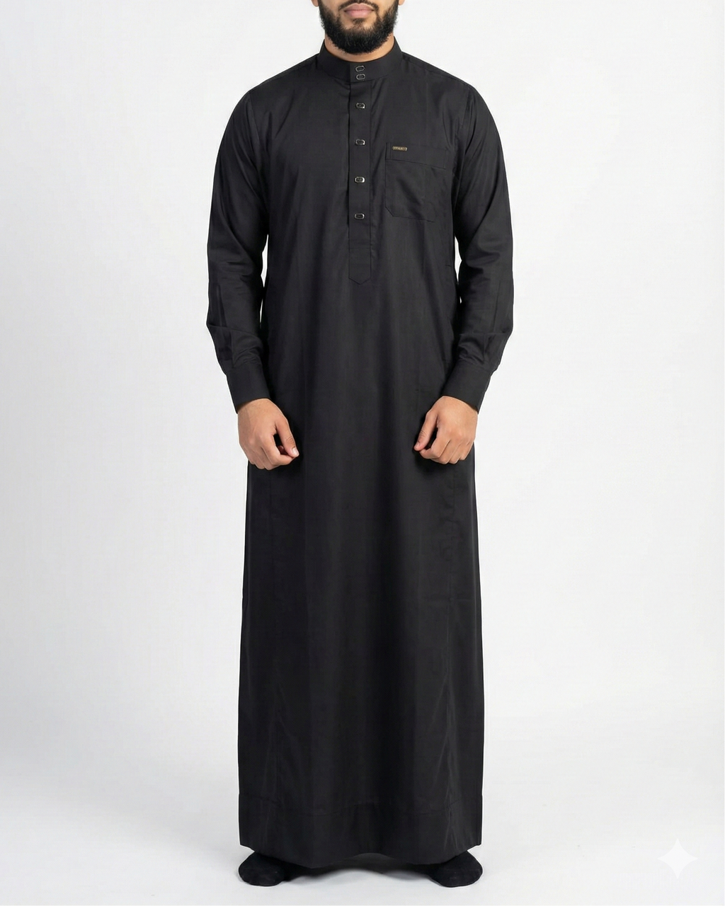 Al Waleed Men Thobe black