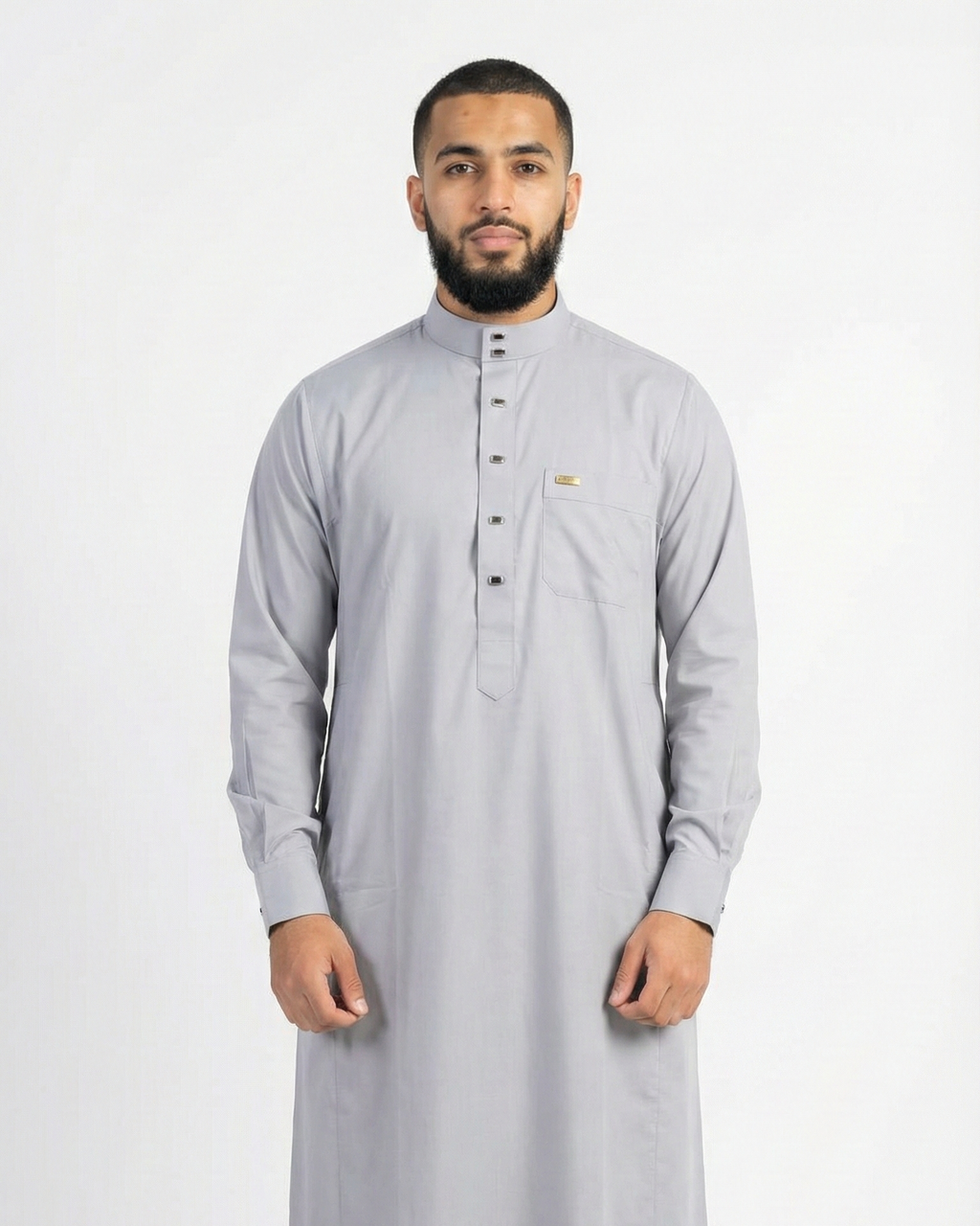 Al Waleed Men Thobe grey
