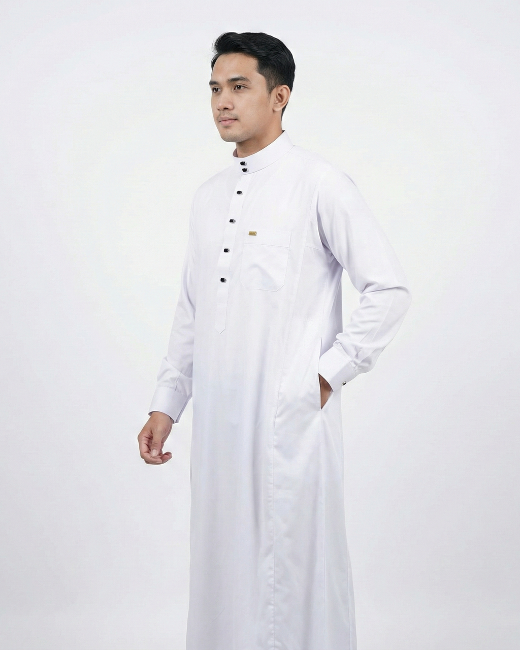 Al Waleed Men Thobe white